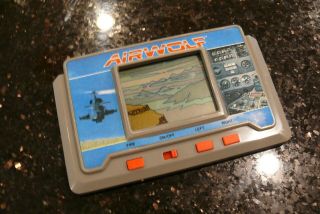 Acclaim Airwolf Tv Vintage Electronic Lcd Handheld Arcade Video Game & Watch