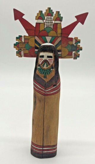 Vintage Hopi Corn Maiden Kachina Doll By Delbert Lewis
