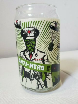 Revolution Brewing Anti - Hero Ipa Beer Can Shaped Glass Chicago Illinois Craft