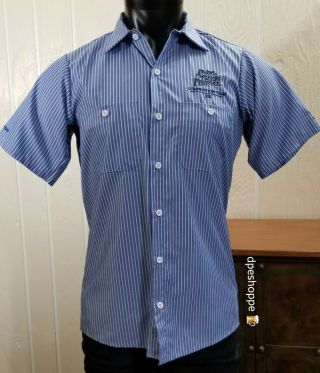 Great American Beer Festival Competition Team 2011 Red Kap Striped Work Shirt S