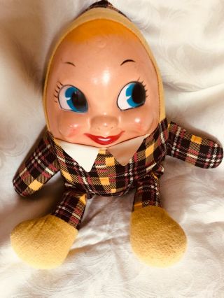 1940’s Humpty Dumpty 12” Stuffed Toy