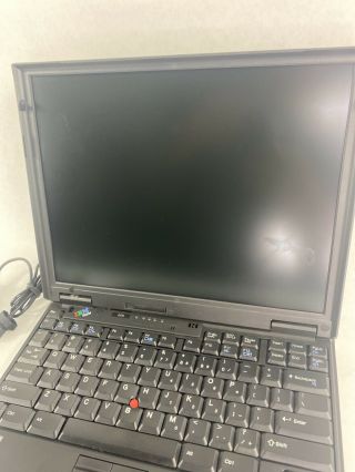Vintage IBM ThinkPad 600 Laptop TYPE 2645 Powers On Error 3