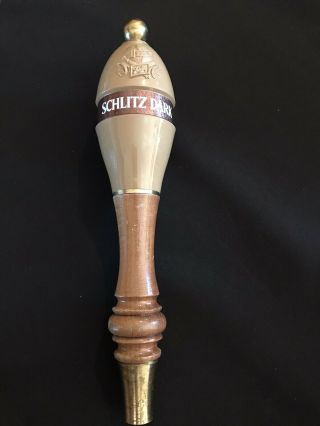 Vintage Schlitz Dark Beer Tap Handle 10 & 1/2 Inches