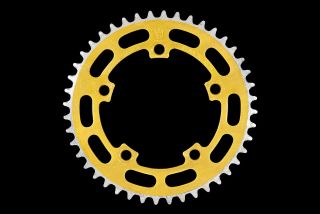 Vintage Sugino Gold - Anodized Bmx 44t 1/8” Alloy Chainring,  110bcd,  4oz