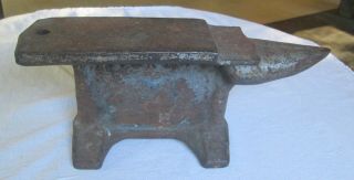 Vintage Columbian Cast Steel 12 lb.  6 oz.  Bench Hobby Craft Anvil 2