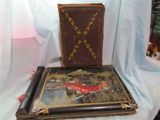 " 1948 " Japan Today Book - Inlay & Painted Lacquer Photo Album And Pictures