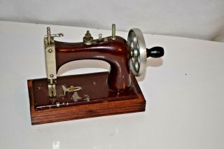 Vintage Junior Miss Hand Crank Sewing Machine By Artcraft Metal Product 