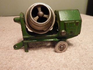 Hubley Cast Iron Wonder Cement Mixer Toy 3 1/2 " 1930 