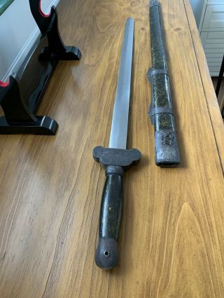 Antique (late 19th Century) Jian (chinese Straight Sword)