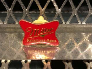 Miller High Life Beer Logo Vintage Rare Enamel Pin Milwaukee Brewery Sign