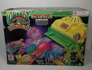 Vintage 1994 Toymax Creepy Crawlers Oven Workshop Spider