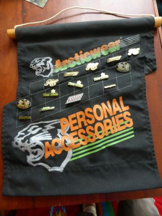Arctic Cat Snowmobile Store Banner With 14 Pins Arcticwear Personal Accessories