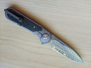 Liong Mah Zulu Damasteel and Carbon Fiber: Very Rare,  1 of only 5 Made 2