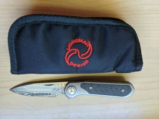 Liong Mah Zulu Damasteel and Carbon Fiber: Very Rare,  1 of only 5 Made 3