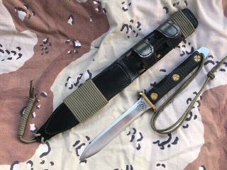 Ek Knives Knife Commando Model 4,  Leather Sheath,  Box,  Richmond Va Production