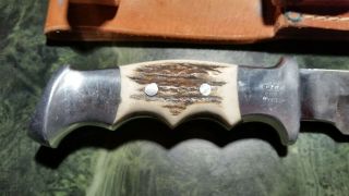 Ruana Bonner Montana 21a Sheath Knife,  1980s,  6 " Blade,  Perfect