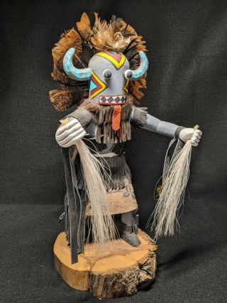 Vintage Hopi Indian Wood Native American Kachina Doll,  Signed