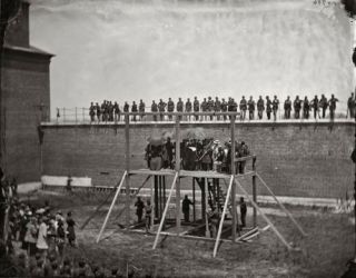 The Hanging Of The 4 Conspirators Abraham Lincoln Civil War 11 X 14 Photo Print