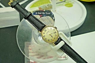 Ladies 24mm Pontiac 3 - Stars 14k Hand Wind 17j Eta 2412 Swiss Vintage Watch