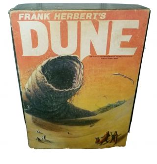 Vtg 1979 Frank Herberts Dune Board Game Avalon Hill Bookcase Complete