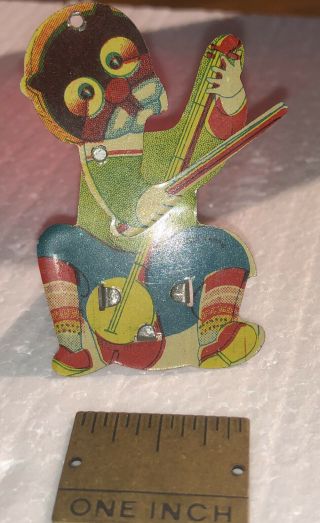 Vintage Tin Litho Penny Toy Cat? Clicker Toy Adorable Great