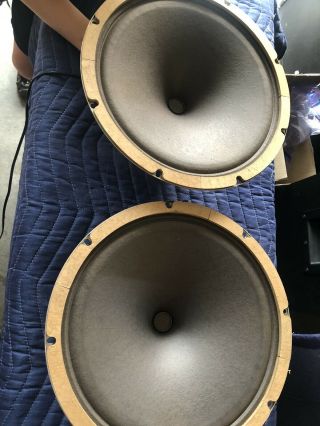 Vintage Speakers 12” Pair 8 Ohm Perfectly