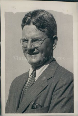 1939 Photo Francis Dunne Placing Judge Miami Jockey Club Man Vintage Image