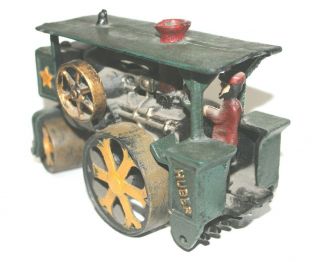 Hubley Huber Cast Iron Toy Tractor Steam Roller