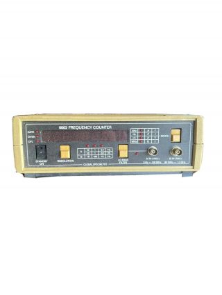 Vintage Global Specialties 6002 Frequency Counter