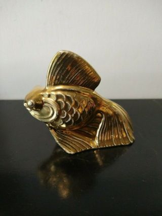 Rare Vintage Homer Laughlin Harlequin Maverick Gold Fish Fiesta Pottery