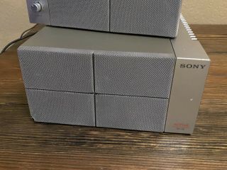 Vintage Sony Active Speaker System SA - 55 Rare Sounds Great 3