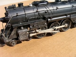 Lionel 2056 vintage steam locomotive 4 - 6 - 4 train engine O scale 3