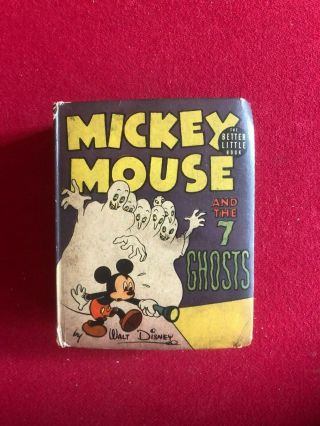 1940,  Walt Disney,  " Mickey Mouse " Big / Little Book (scarce / Vintage)