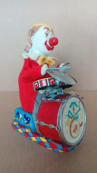 Vintage ALPS Drumming Japan Tin Toy Battery Operated 3