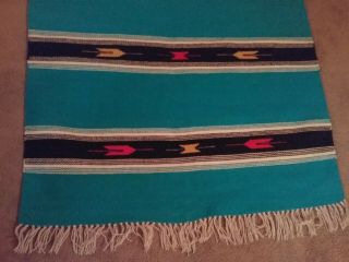 vintage Navajo wool rug 72 