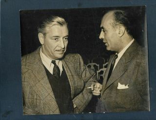 Ronald Colman & Charles Boyer Portrait 1942 Orig Vintage Photo By Hurrell 285