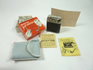 Vintage Beattie Jet Lighter W/ Box,  Jet Probe,  & Paperwork
