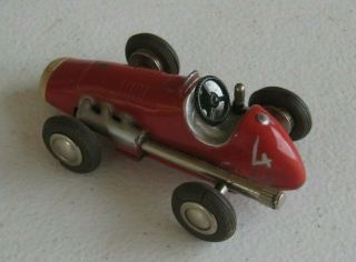 1940 ' s US Zone Germany Schuco Micro Racer Car 1040 Wind - up CK235 3