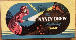 The Nancy Drew Mystery Board Game Vtg (1957) Parker Brothers