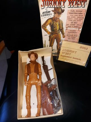 Vintage Johnny West The Movable Cowboy Marx,  Accessories Parts