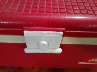 Vintage Red Igloo Coca - Cola Coke Cooler Ice Chest USA 24 
