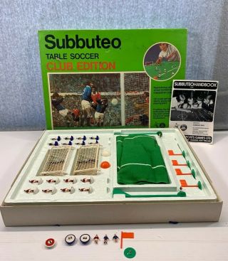 Vintage Subbuteo Table Soccer Football 1974 Club Edition