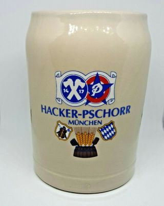 Vintage Hacker - Pschorr Munchen 0.  5l Beer Stein Made In German Stoneware Mug