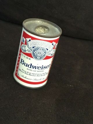 Vintage Budweiser Metal Steel Beer Can Bic Cigarette Lighter Holder