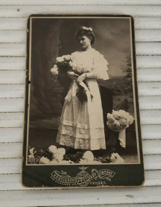 (2) Vintage Black And White Photo 5 X 7 Bride And Wedding Pictures (dated 1905)