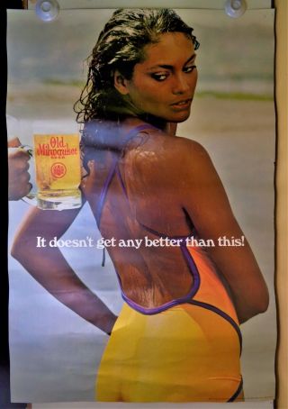 Vintage 1979 Old Milwaukee Beer Advertising Poster 30 " X 20 "