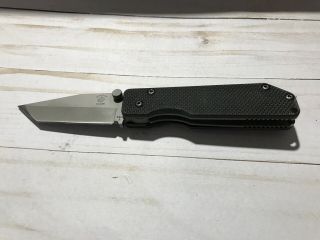 Buck Strider 880 Folding Knife Ats - 34 Tanto Blade Usa Made