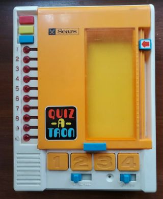 Vintage Sears Quiz - A - Tron Tomy Learning Aid Made In Japan Includes 5 Books