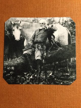 General Robert E Lee And Horse Traveler Historical Museum Quality Tintype C067rp