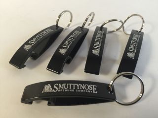 Smuttynose Brewing Bottle Opener & Key Ring Aluminum - Set Of 5 - & F/shipn.